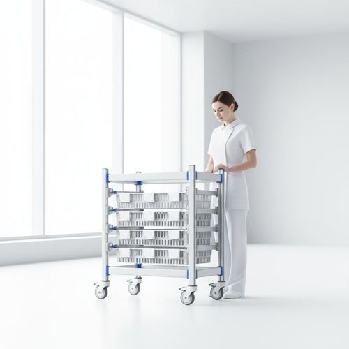 Carro quirúrgico - FG-PW-6004F - Fangge Medical - para consumibles / de almacenamiento / de aluminio