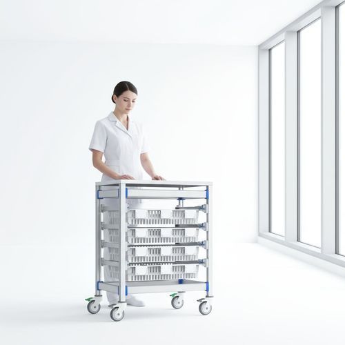 Carro de almacenamiento - FG-PW-6004F/B - Fangge Medical - de acero inoxidable / de aluminio / de plástico