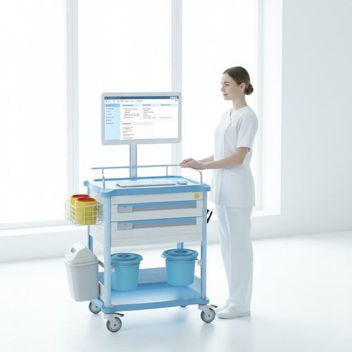 Carro informático médico - FG-H-15 - Fangge Medical - de dispensación de medicamentos / para tablet PC / inalámbrico