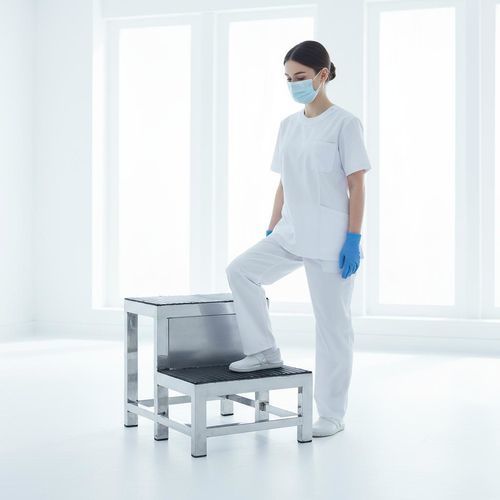 Escalón de ayuda 2 peldaños - E11 - Fangge Medical - de acero inoxidable