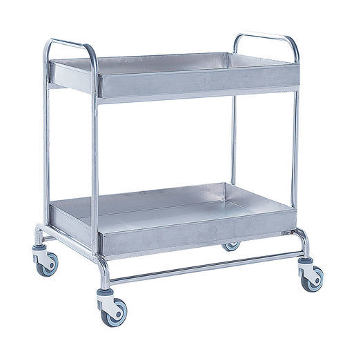 Carro de hospital - B20 - Fangge Medical - de servicio / de acero inoxidable / 2 estantes