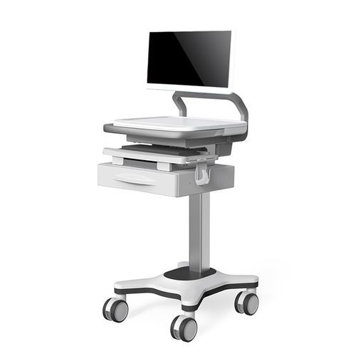 Carro informático para panel PC - FG-H-01 - Fangge Medical - point of care / con batería / con cajón