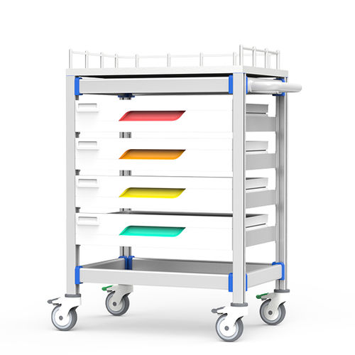 Carro para consumibles - FG-PW-V4F/B - Fangge Medical - de almacenamiento / de acero inoxidable / de aluminio