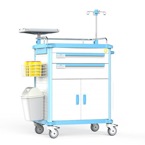 Carro de hospital - FG-A-06 - Fangge Medical - de emergencia / para instrumental / para desfibrilador
