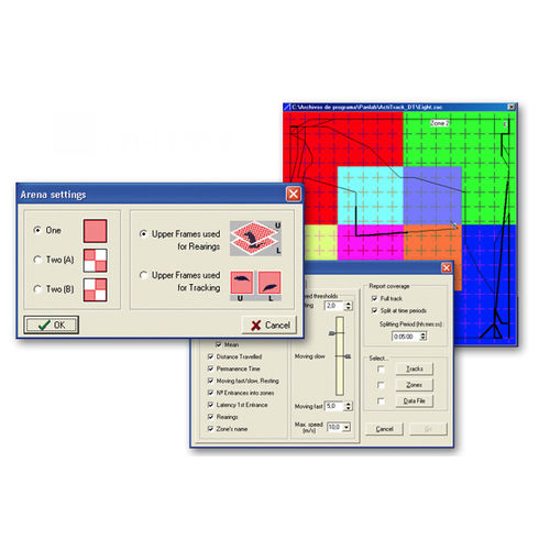 Software para experimentación con animales - ACTITRACK  - Panlab - de análisis / de gestión de datos / para informes