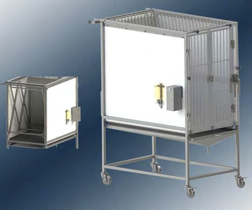 Jaula metabólica para primates - UNO Life Science Solutions - con ruedas
