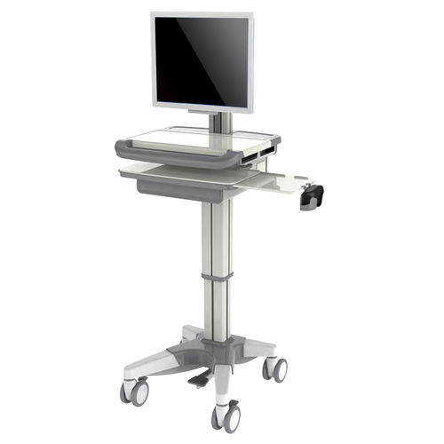 Carro informático para tablet PC - HS-T-13 - Shandong HESOURCE Medical Equipment - accesorios / de altura variable / con cajón
