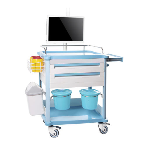 Carro médico - HS-T-15 - Shandong HESOURCE Medical Equipment - de hospital / de uso general / elevador
