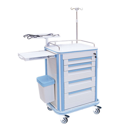 Carro de emergencia - HS-D-05 - Shandong HESOURCE Medical Equipment - de uso general / de carga / de servicio