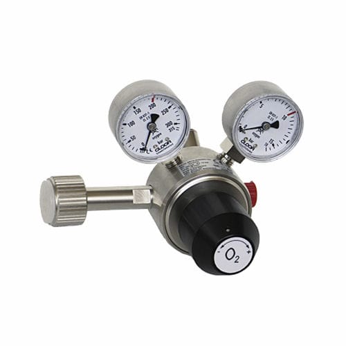 Regulador de presión O2 - PM0102E - GLOOR MEDICAL - de aire / de CO2 / de helio