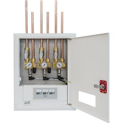 Válvula de gases médicos - PM0139E - GLOOR MEDICAL - de vacío / blanca