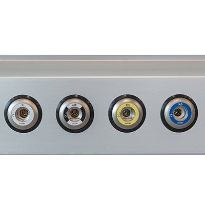 Toma DIN - PM0143E - GLOOR MEDICAL - de aire / N2O / O2