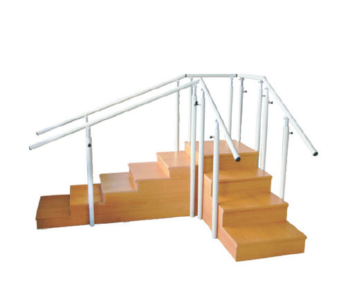 Escalera de rehabilitación de ángulo - FİZYOSTEP 2000 - Fizyomed - con dos pasamanos