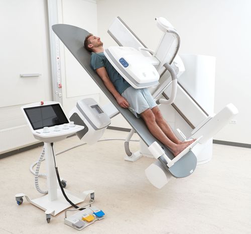 Sistema de radiofluoroscopia digital - Celex - NRT X-Ray - para fluoroscopia diagnóstica / para radiografía polivalente / con mesa basculante