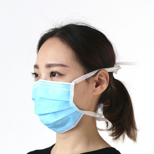 Mascarilla quirúrgica de tipo IIR - Hubei WeCare - de polipropileno / azul / blanca