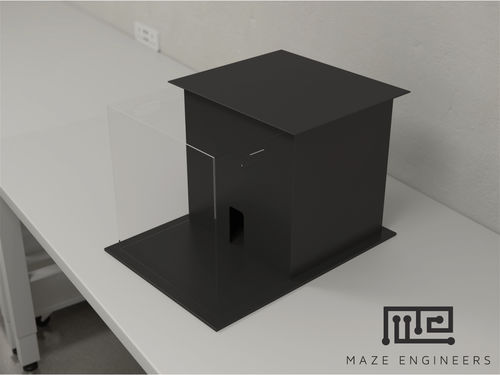 Jaula para la experimentación animal para prueba de ansiedad claro/oscuro - MazeEngineers - para ratones / modular