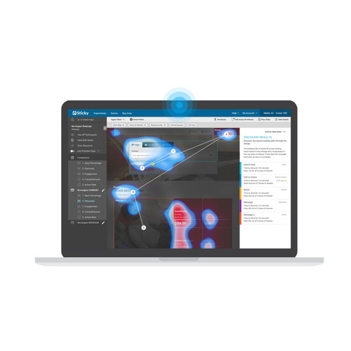 Oculómetro para la investigación - Sticky - Tobii - de mesa / de vídeo