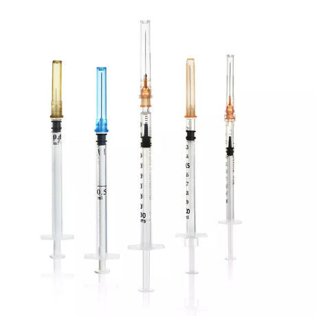 Jeringa para la vacunación - WEGO Medical - 1 ml / 0,5 ml / de polipropileno