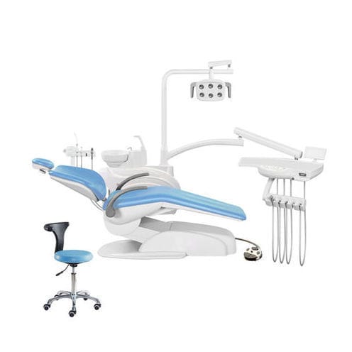 Unidad dental con luz - WEGO Medical - con sillón eléctrico / con bandeja portainstrumentos superior