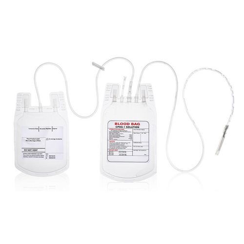 Bolsa de sangre doble - WEGO Medical - CPDA-1 / de PVC / WB-SP