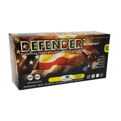 Guante de látex - Defender™ - Digitcare Corporation - de nitrilo / médico / sin polvo