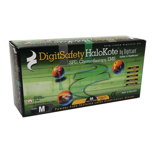 Guante de látex - DigitSafety HaloKote™ - Digitcare Corporation - de laboratorio / sin polvo / no estéril