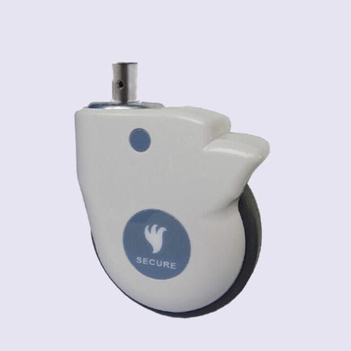 Rueda giratoria - D-125R-2-WG-D28X40 - Fujian Secure Medical Technology