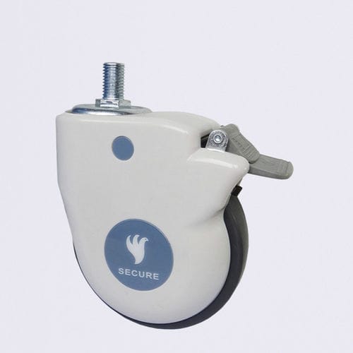Rueda giratoria - DSD-125B-2-WG-M16x25 - Fujian Secure Medical Technology - con freno