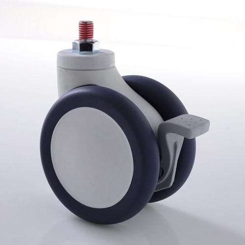 Rueda giratoria - MYSD-75B-062-M12X25  - Fujian Secure Medical Technology - con freno