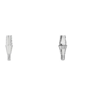 Pilar para implante de titanio - S-B series - Novodent - interno / recto / de tornillo