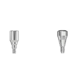 Pilar de cicatrización de titanio - COUPLE - Novodent - interno / recto / de tornillo