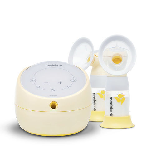 Sacaleches eléctrico - Sonata&reg; - MEDELA - con batería recargable / con kit de lactancia / de doble salida