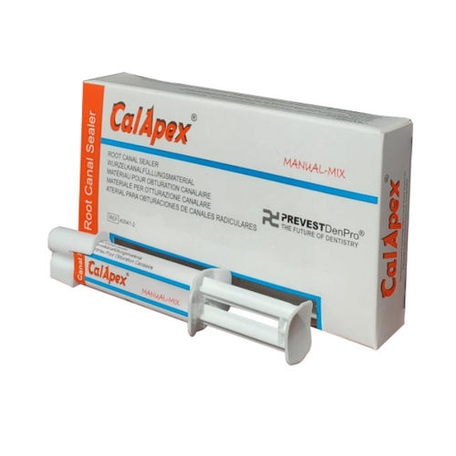 Material dental endodóntico - CalApex® - PREVEST DENPRO LIMITED - de hidróxido de calcio / de gutapercha / para restauración dental