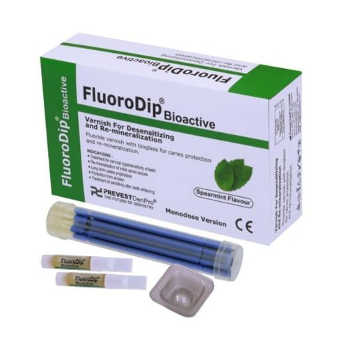 Material dental de fluoruro - FluoroDip® - PREVEST DENPRO LIMITED - barnizado / para restauración dental / líquido