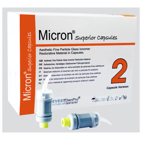 Adhesivo dental para restauración - Micron Superior Capsules - PREVEST DENPRO LIMITED - vidrio ionómero / de adhesión química / líquido