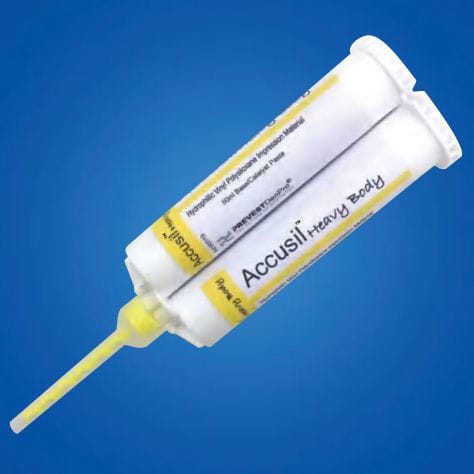 Material dental de vinilo polisiloxano - ACCUSIL HEAVY BODY - PREVEST DENPRO LIMITED - para puente dental / para corona / para inlays dentales