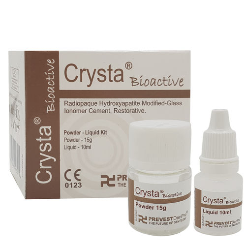 Adhesivo dental para restauración - Crysta® Bioactive - PREVEST DENPRO LIMITED - endodóntico / vidrio ionómero / de adhesión química