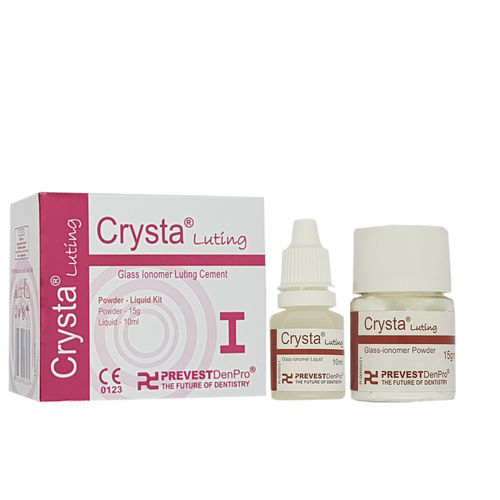 Adhesivo dental para puente dental - Crysta® Luting - PREVEST DENPRO LIMITED - para corona / para inlays dentales / para onlays dentales