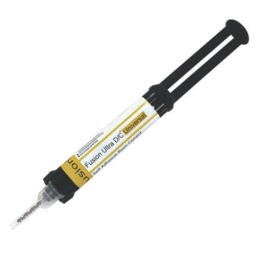 Adhesivo dental para puente dental - FUSION ULTRA D/C UNIVERSAL - PREVEST DENPRO LIMITED - para pilar de implante / para corona / para inlays dentales