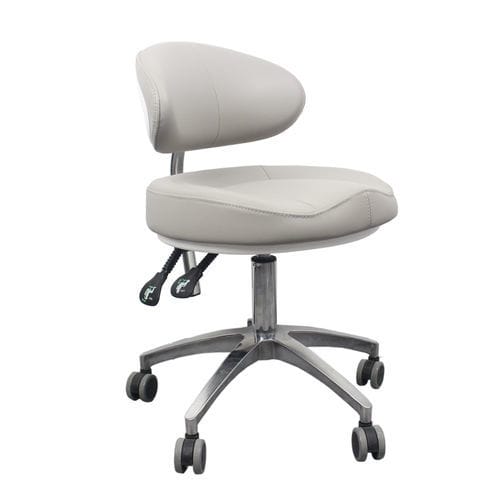 Silla de cirujano de altura variable - JG-B2 - FOSHAN JINGLE MEDICAL EQUIPMENT CO., LTD - móvil / neumática / de acero inoxidable