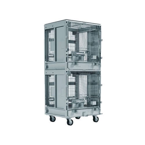 Jaula para la experimentación animal para perros - LAB PRODUCTS - modular / dos cubiertas / de policarbonato