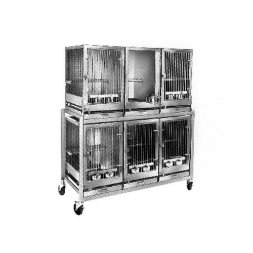 Jaula para la experimentación animal para gatos - LAB PRODUCTS - modular / dos cubiertas
