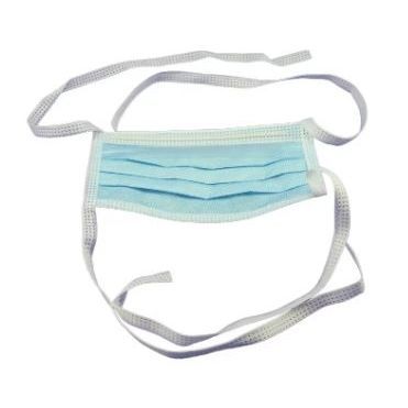 Mascarilla quirúrgica azul - 50956 - Stoelting Europe - hipoalergénica / de tres capas