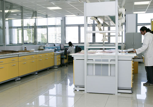 Mesa de laboratorio para odontología - MONOLITE IPERGRES® LABORATORY - MONOLITE IPERGRES - para histopatología / para medicina nuclear / para la esterilización