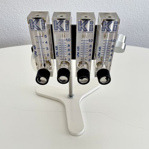 Flujómetro de gases anestésicos - PS-30458 - Rothacher Medical - para hospitales / veterinario / para experimentación con animales