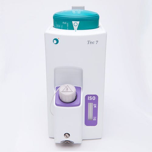 Evaporador de anestesia veterinaria - TEC 7  - Rothacher Medical - isoflurano