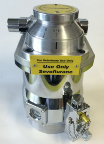 Evaporador de anestesia veterinaria - TEC 3 - Rothacher Medical - isoflurano / sevoflurano / halotano