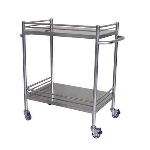Carro médico - SP-36 - Hebei Sipulaier Trading Co.,Ltd - multifunción / de acero inoxidable / 2 estantes