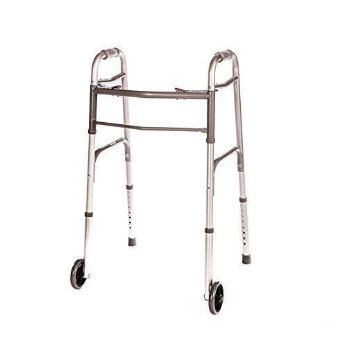 Andador con 2 ruedas - SK 502 - TingHui Medical Instrument - de altura variable / plegable