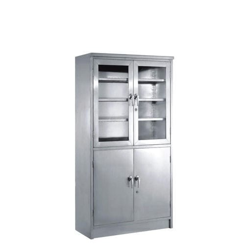 Armario de hospital - 304 - TingHui Medical Instrument - con estante / de acero inoxidable / con 4 puertas